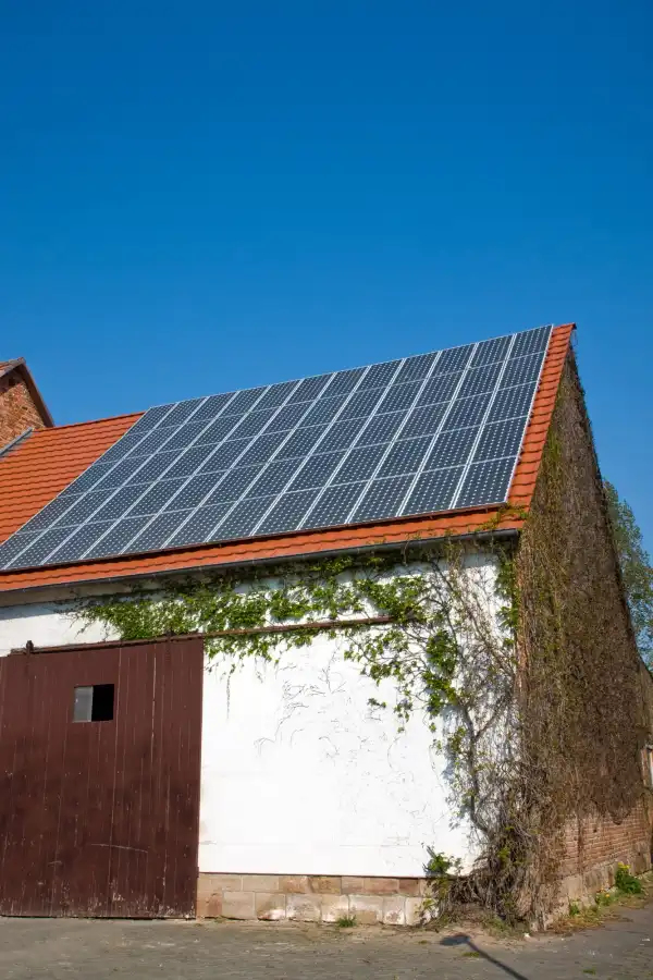 Solar panel on home